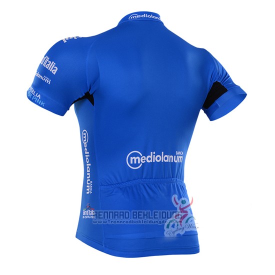 2016 Fahrradbekleidung Giro D'italien Blau und Wei Trikot Kurzarm und Tragerhose
